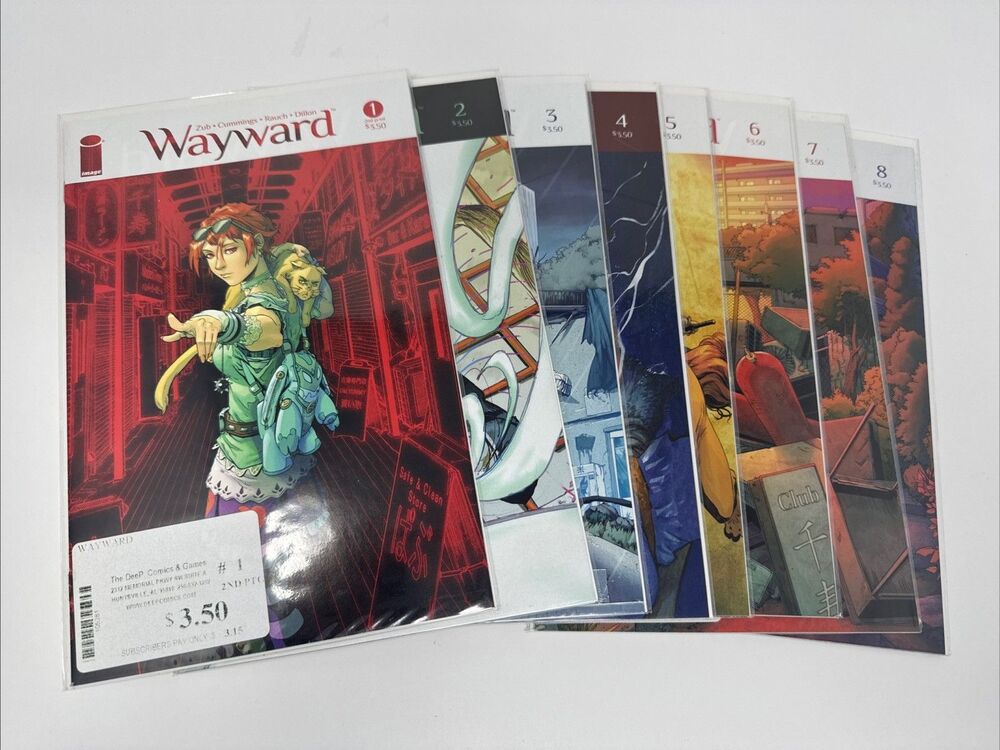 Wayward #1-8 Lot Image Comic Lot Jim Zub Steve Cummings Set Series NM